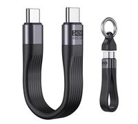 VAFOTON PD 240W Short USB C Cable/USB 4.0 USB C Short Cable/40Gbps Data Transfer, 8K 60Hz Video Display, Thunderbolt 3/4 for 1Phone16/15, Ma-Book/1Pad Series, Samsung Galaxy, Android Auto, VR