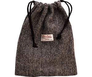 Vagabond Bags Ltd Harris Tweed Herringbone Drawstring Bag
