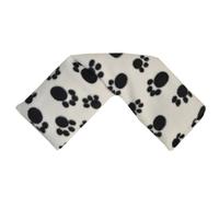 Vagabond Bags Ltd Vagabond Bags Wheat Wrap Cream Paw Fleece, Cream & Black, 47cm x 13cm Approx, Cotswold Lavender, 1 Count