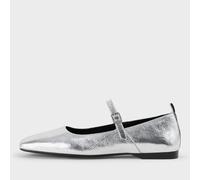 Vagabond Delia Leather Mary-Jane Flats - UK 5