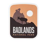 Vagabond Heart Badlands National Park Weatherproof Vinyl Sticker