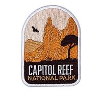 Vagabond Heart Capitol Reef National Park Patch - Capitol Reef Souvenir - Iron On Travel Badge
