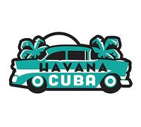 Vagabond Heart Havana Cuba Weatherproof Vinyl Sticker