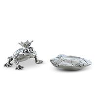 Vagabond House Frog Prince Salt and Pepper Shaker Set 3" Long x 3" Wide