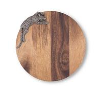 Vagabond House Leopard Cheese Board 10" Dia .75" T