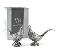 Vagabond House Pewter Pheasants Salt and Pepper Shaker Set 2" Tall