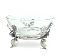 Vagabond House Pewter Radish Dip Bowl - Small 5" Diameter x 2.5"" Tall
