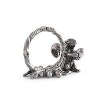 Vagabond House Pewter Squirrel Branch Napkin Ring 2" Tall