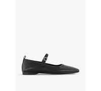 Vagabond Shoemakers Womens Black Delia Leather Mary Jane Flats Eur 41 / 8 Uk Women