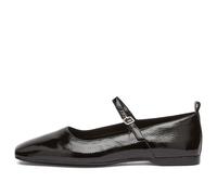 Vagabond Shoemakers Women's Delia Square Toe Leather Ballet Shoes Black