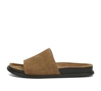 Vagabond Shoemakers Women's Effie Suede Slide Sandal Dark Sand