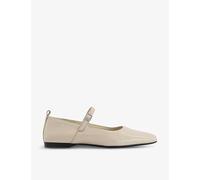 Vagabond Shoemakers Womens Off White Delia Leather Mary Jane Flats Eur 37 / 4 Uk Women