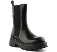 Vagabond Womens Cosmo 2.0 Black Leather chunky rubber sole boots - Black - 8