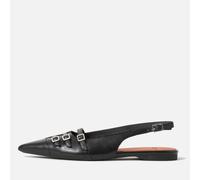 Vagabond Women's Hermine Buckled Leather Pointed-Toe Flats - UK 4