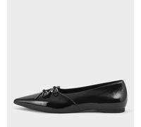 Vagabond Shoemakers Women's Hermine Ballet Shoe with Bows Black