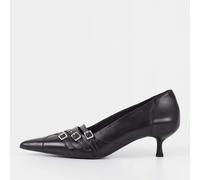 Vagabond Women's Lykke Leather Kitten Heeled Court Shoes - UK 6