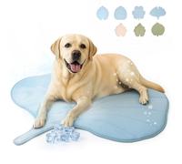 Vagascape Dog Cooling Mat - Leaf Shaped, Washable, Non-Slip Summer Pad for Dogs and Cats, Durable Cotton, Lightweight