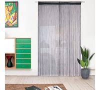 Vagasi 2 Pack Beaded Curtains String 100x200 cm Beaded Curtains for Doorways Tassel Glitter String Curtains Room Dividers Curtain Hippie Room Décor for Living Room, Bedroom, Closet, Party