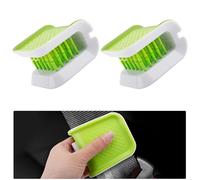 VAGCARS 2-Pack Car Seat Belt Cleaning Brush - Double-Sided U-Shaped Design for Interior Detailing,Non-Slip Brush Cleaner,Multi-Purpose Washing Tool for Seat Belts,Cutlery & More