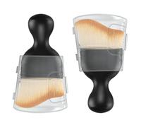 VAGCARS 2PCS Car Interior Cleaning Brushes with Case, Ultra Soft Car Detailing Brush, Dust Brush Set for Dashboard, Air Vents, Seats, Screens, Safe for Home & Office Use