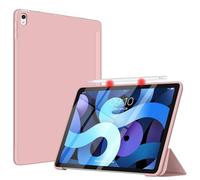 VAGHVEO Case for iPad Air 11 Inch M3 (2025) / M2 (2024), 10.9" iPad Air 5th / 4th Generation (2022/2020) Slim PU Leather Protective Case with Soft TPU Back Cover Shell, Auto Wake/Sleep, Rose Gold