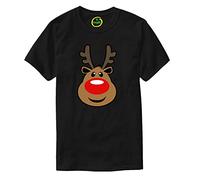 Vagile Kids Boys Girls Rudolph The Reindeer Xmas Christmas Tee T-Shirt Top Tshirt