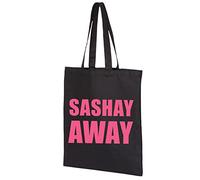 Vagile Sashay Away! Tote Bag - RuPauls Drag Race Queen trans LGBT gay pride Reusable, Black,One Size