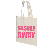 Vagile Sashay Away! Tote Bag - RuPauls Drag Race Queen trans LGBT gay pride Reusable, Natural,One Size