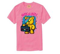 Vagile Spotty Bear Hope and Unity Charity T-Shirt Boys Girls | School Children Event in Need, Tee Top