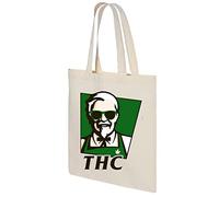 Vagile THC Tote Bag Cannabis Molecule Medical Weed Hemp Marijuana Pot Culture