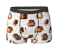 VAGILO Guinea Pigs Men'S Boxer Briefs â€“ Breathable, Lightweight, And Comfortable Male Underwear â€“ Durable And Stretchable Boxer Shorts With Elastic Waistband