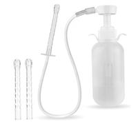 Vagina Cleaner 300ml Portable Vaginal Douche Perfect for Women Reusable Anal Cleaner with 3 Nozzle Practical Vagina Cleaning Kit