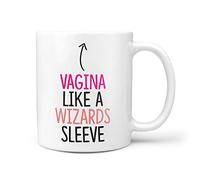 Vagina Like A Wizards Sleeve Gift 10oz Ceramic Coffee Tea Present Birthday Mug