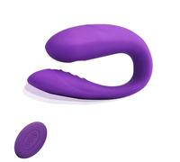 Vagina Sucking Vibrator for Women U Dildo Vibrators Oral Sex Clitoris Stimulation Female Masturbation Erotic Sex Toys for Adults,Purple