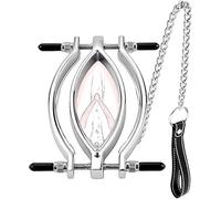 Vaginal Dilator Clitoral BDSM Clitoral Sexy Cat Vaginal Dilator Metal Fisting Toy Binding Device Accessories Stainless Steel Female Virginity Belt SM Female Exclusive