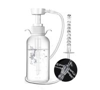 Vaginal Douche for Women - Enema Kit and Peri Bottle for Intimate Hygiene, Manual Vaginal Wash Cleaner for Home Use & Travel, 330ML