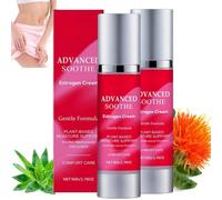 Vaginal Estrogen Cream, Estrogen Cream for Women, Intimate Area Moisturising Lotion, Private Skin Nourishing Soothing Lotion for Night, Morning, After Showering, Travel At Home (2)