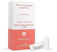 Vaginal Moisturising Suppositories for Lasting Hydration and Comfort Balances pH Calms Dryness and Odour Enriched with Hyaluronic Acid, Vitamin E and Natural