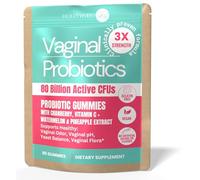 Vaginal Probiotic for Women | 80 Billion CFUs | 3X Stronger Formula with Lactobacillus rhamnosus GR-1, L. reuteri RC-14, Prebiotics, Vitamin C & D3 | Fast-Acting Odor & pH Support | 180 Tablets