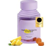 Vaginal Probiotic Gummies for Women,Delicious Pineapple Flavored Gummies,60 Gummies.