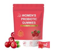Vaginal Probiotics Gummies for Women, Cranberry Flavour Feminine Balance Gummies for PH Balance Intimate Flora, 5 Billion CFU, Vaginal & Immune Supports (60 Count)
