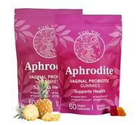 Vaginal Probiotics Gummies for Women - Feminine Gummies PH Balance - Supports Vaginal Health, Intimate Flora, Odour Control & Gut Health - Vegan, Keto & Paleo Friendly, Non-GMO - 120 Counts