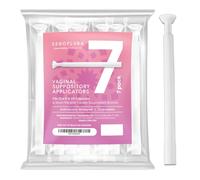 Vaginal Suppository Applicators (7-Pack) Individually Wrapped, Fits Most Brand Suppositories. (Suppository not Included)