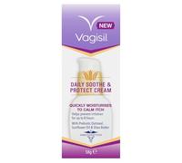 Vagisil Daily Sooth & Protect Oatmeal Cream Pump, 58g. Provides Itch Protection With Prebiotic Oatmeal, Sunflower Oil & Shea Butter