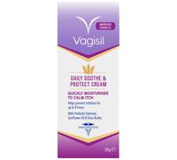 Vagisil Daily Soothe and Protect Cream For Women, Sensitive Skin With Natural Prebiotic Oatmeal, Gentle Formula for Daily Use, Fragrance Free, 30 g