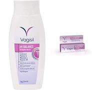 Vagisil Medicated Cream Fast Relief from Itching/Irritation 30g & Vagisil pH Balance Intimate Wash for Daily External Hygiene LactoPrebiotic 250 ml