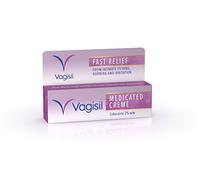 VAGISIL Medicated Creme For Women with Lidocaine, Fast Relief from Intimate Itch, Burning & Irritation, Non-Staining & Non-Greasy Anaesthetic Formula, Medicated Cream, 30 g ( Pack of 1)