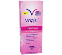 Vagisil Odor Block Gel with Hyaluronic Acid for Vaginal Health, Gynecologist Tested, Hypoallergenic, 1.05 Oz (Pack of 1)
