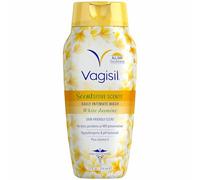 Vagisil Scentsitive Scents Daily Feminine Intimate Wash For Women, Plus Vitamin E, All-Day Freshness, Hypoallergenic, skin-friendly White Jasmine Scent, 354 ml