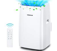 VAGKRI 12,000 BTU Portable Air Conditioner, 3-in-1 AC with Fan and Dehumidifier, Cools up to 450 Sq.Ft, Energy Efficient AC Unit with Remote Control, Modes